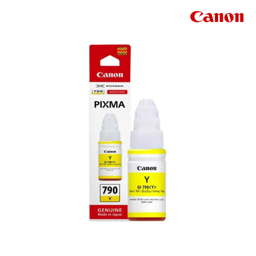 ตลับหมึกอิงค์เจ็ท Canon Original Ink Cartridge GI-790 Yellow, GI790